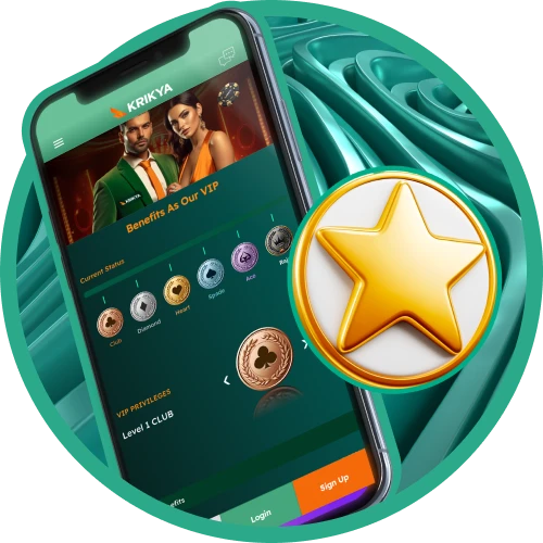 কৃক্যা অনলাইন ক্যাসিনোর VIP ক্লাবে যোগদান করুন।